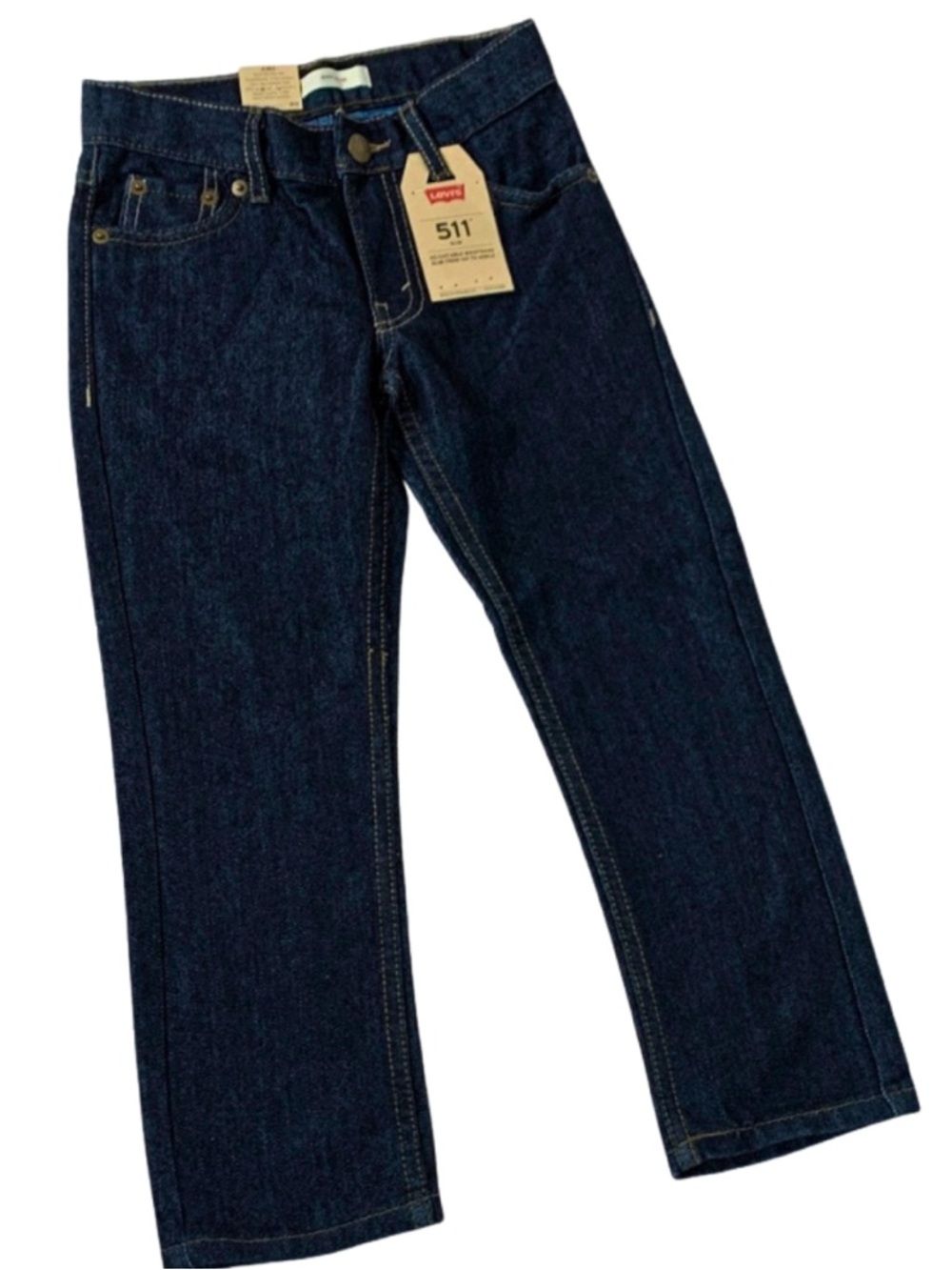 Levi's 511 Indigo Slim Fit Casual Jeans Kid’s Size 6 School Minimalist Fall